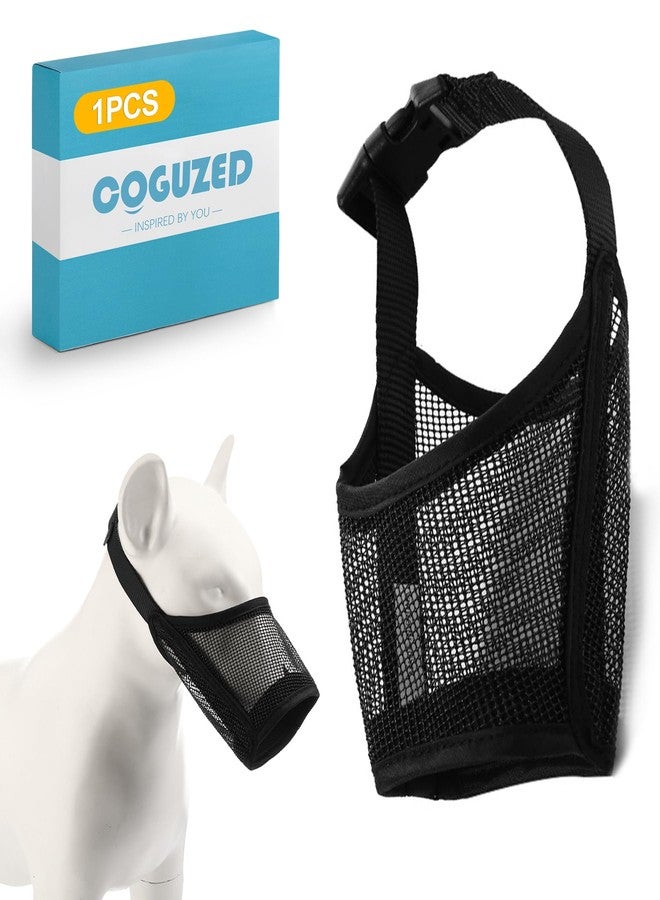CoguZed 1-Pack Single Pack Soft Dog Muzzle for Small Dogs – Hypoallergenic Breathable Mesh with Bite & Barking Prevention, Adjustable Ergonomic Fit - Image 1