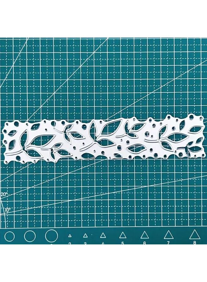 أدوات قطع المعادن ذات الحدود المتفرعة على شكل أوراق مقاس 5.98 × 1.38 بوصة للحرف اليدوية في صنع ألبوم القصاصات والبطاقات - Image 5