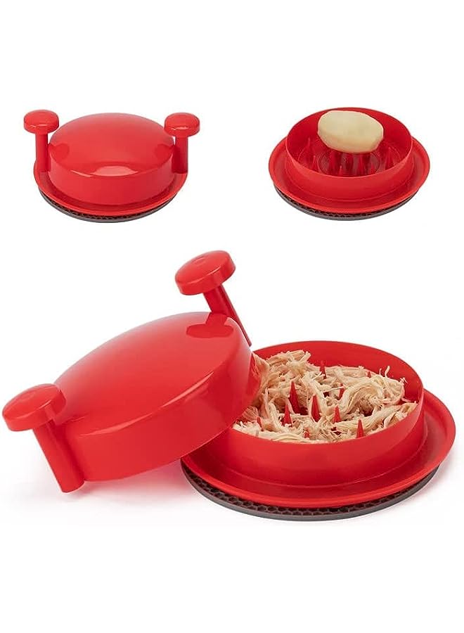 Premify Meat/Chicken Shredder | Twist Shred Machine Chicken Shredding Tool |Claws Meat Shredding Tool with Handles & Non-Skid Base | Suitable for Pulled Mutton Beef Chicken Shredd - Image 1