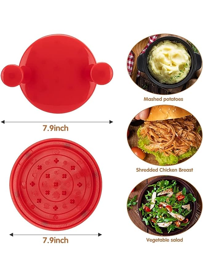 Premify Meat/Chicken Shredder | Twist Shred Machine Chicken Shredding Tool |Claws Meat Shredding Tool with Handles & Non-Skid Base | Suitable for Pulled Mutton Beef Chicken Shredd - Image 2