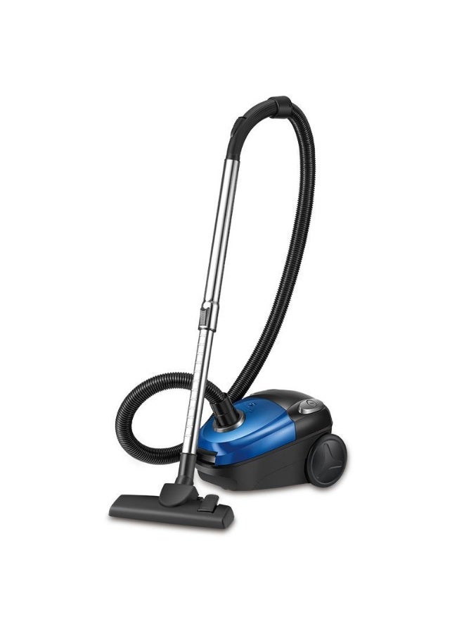 2000W Wet and Dry Canister Vacuum Cleaner High-Power Bagged Vacuum for Home Office & Commercial Use  4.5M Cord  Blue - Image 1