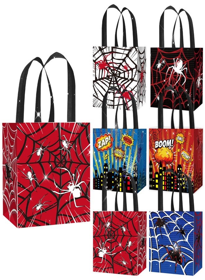 Roaring Good Time Spider Party Favor Gift Bags Spider Birthday Decoration Favor Bags Boxes Party Candy Bags Car Goodie Gift Treat Bags Themed Birthday Party Supplies - Image 1