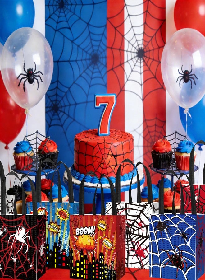 Roaring Good Time Spider Party Favor Gift Bags Spider Birthday Decoration Favor Bags Boxes Party Candy Bags Car Goodie Gift Treat Bags Themed Birthday Party Supplies - Image 2