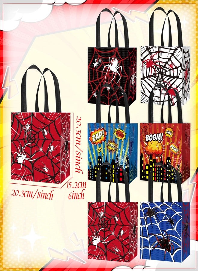 Roaring Good Time Spider Party Favor Gift Bags Spider Birthday Decoration Favor Bags Boxes Party Candy Bags Car Goodie Gift Treat Bags Themed Birthday Party Supplies - Image 3