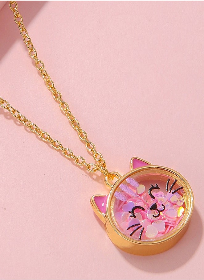Generic Cute Cat Necklace Children's Necklace Dopamine Necklace  - Image 2