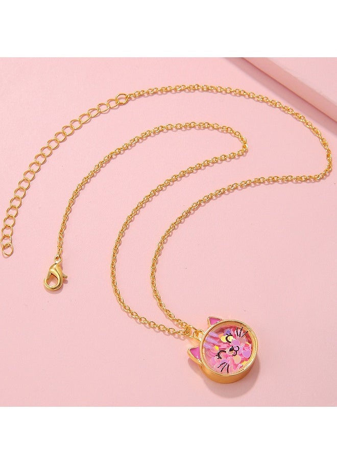 Generic Cute Cat Necklace Children's Necklace Dopamine Necklace  - Image 5