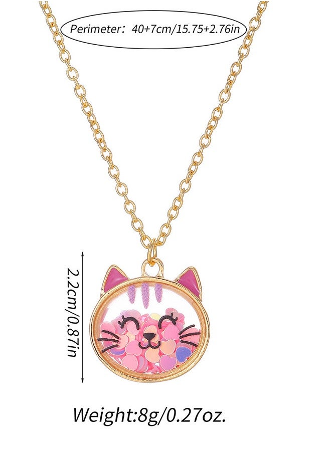 Generic Cute Cat Necklace Children's Necklace Dopamine Necklace  - Image 4