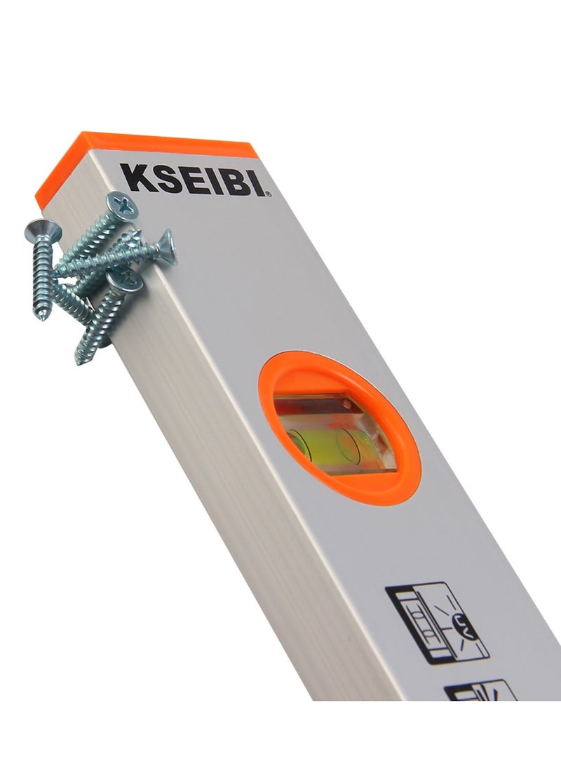 KSEIBI - Magnetic Spirit Levels with Three Vials, Three-Vial Level Tool, Precision Level, To Ensure Surfaces Horizontal or Vertical, To Building Frameworks, Installing Cabinetry, Mounting Pictures - Image 1