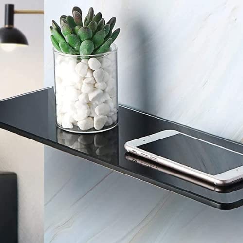 Desired Decor Stainless Steel Wall Mounted Glass Shelf F Bracket | Multipurpose Glass Support Fitting Glass Fixing Clamp Clip Wall Mount Glass Holder for Thickness 6,8,10,12mm (6 inch,Qty 4) - Image 4