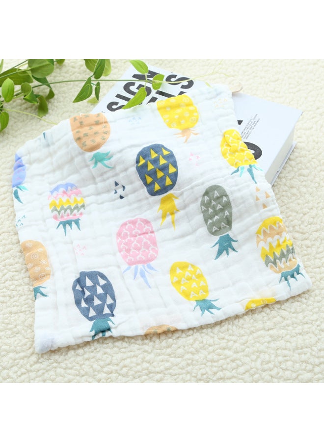 Saliva High-density Six-layer Gauze Pure Cotton Square Towel Baby Soft Absorbent Towel Small Towel