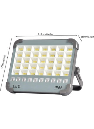 مصباح كشاف LED ممتاز مقاوم للماء يعمل بالطاقة الشمسية، مصباح عمل يدوي، فانوس تخييم بأربعة أوضاع إضاءة، ضوء نهاري، مناسب للممرات والمتاجر والحدائق والتخييم في الأماكن المغلقة والمفتوحة. - view 5