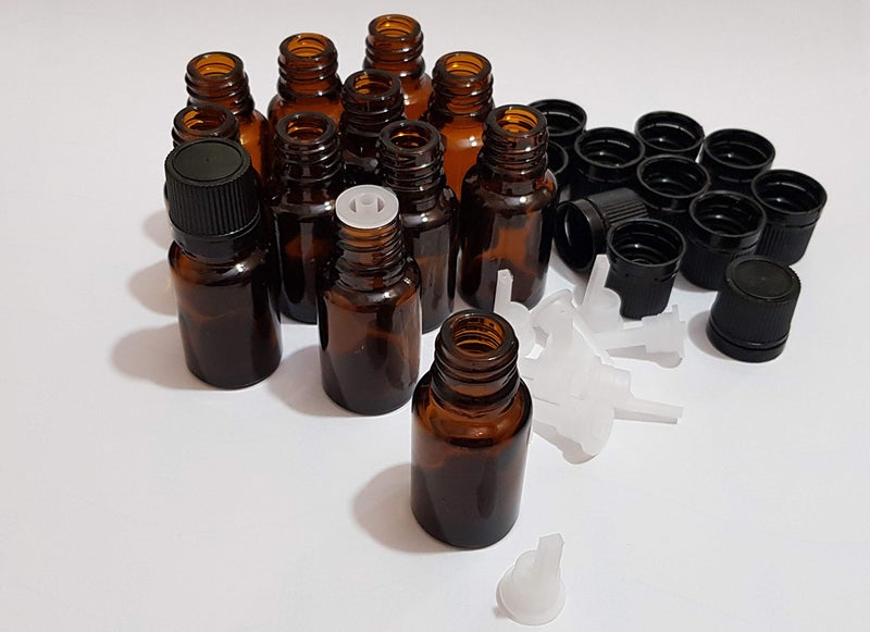 Pure Source India Empty 5 ML Amber Glass Bottle with Leak-Proof Euro Dropper and Cap with Seal,Suitable to Store Essential Oil,Medicine Etc...(Set of 6 Pcs) - Image 5