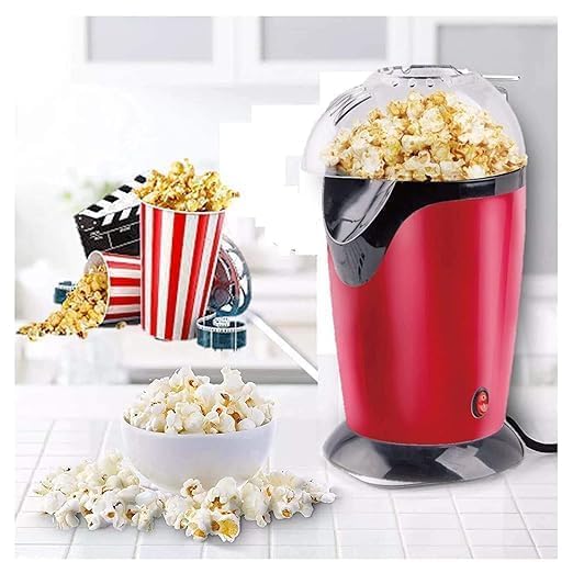 Pamidhar Mini Sweet Hot Air Popcorn Machine Automatic Instant Popcorn Maker Stylish OilFree Snack Maker Multicolor - Image 2
