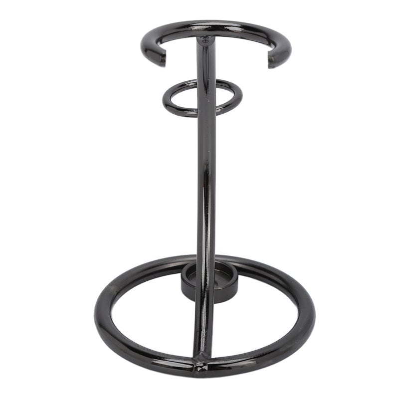Stainless Steel Razor Stand Fast Drying Black Shaving Holder - Modern Design Rustproof Shaver Holder for Bathroom Organization - Image 2