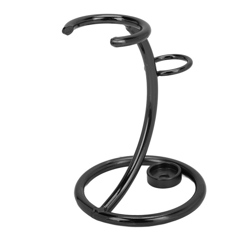 Stainless Steel Razor Stand Fast Drying Black Shaving Holder - Modern Design Rustproof Shaver Holder for Bathroom Organization - Image 1