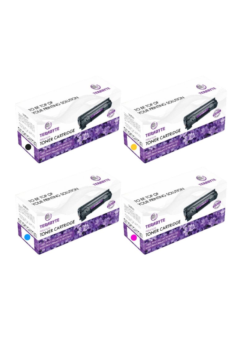 Terabyte 415A مع شريحة جديدة مجموعة خرطوشة حبر بأربعة ألوان متوافقة مع W2030A W2031A W2033A W2032A 2030A 2031A 2033A 2032A تعمل مع طابعات Laserjet Pro M454DN M454DW MFP M479DW M479FDN - Image 2
