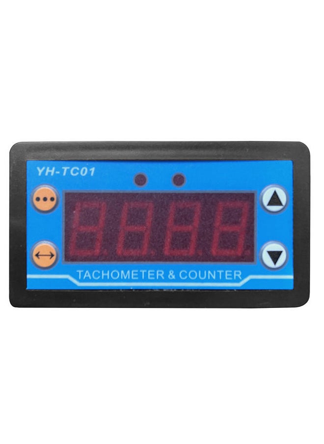 Generic YH-TC01 Digital Tachometer High-Accurancy LED Digital Display Motor Speed Meter With Hall Sensor Motor Speed Detector  - Image 1