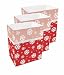 Clean Cubes 13 Gallon Disposable PopUp Trash Cans 3Pack with Fitted Bags  Foldable Garbage  Recycling Bins for Parties Events  Kitchen Snowflake 17 H x 135 W x 10 D - Image 2