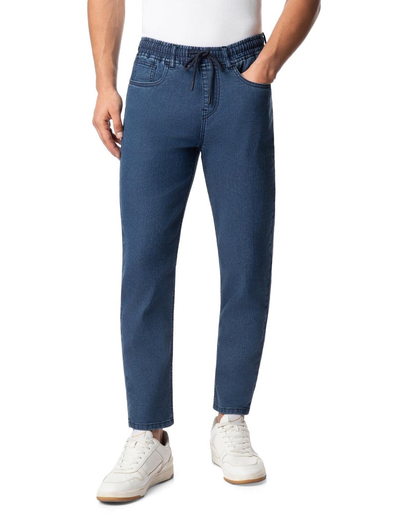 INKD Men's Relaxed Jeans (INKSS23MJN-005_Indigo-High Tide | Rise Style: Mid Rise - Image 1