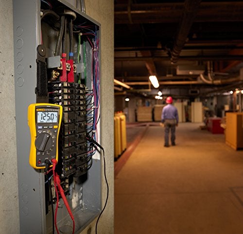 Fluke 117323 Kit Multimeter and Clamp Meter Combo Kit For Residential And Commercial Electricians ACDC Voltage AC Current 400 A Includes Test Leads TPAK And Carrying Case - Image 3