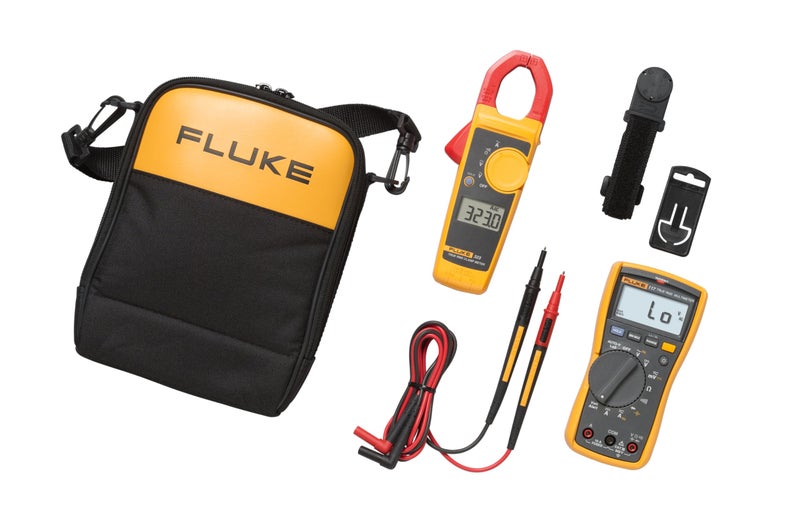 Fluke 117323 Kit Multimeter and Clamp Meter Combo Kit For Residential And Commercial Electricians ACDC Voltage AC Current 400 A Includes Test Leads TPAK And Carrying Case - Image 2