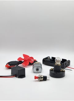 Electric Circuit Motor School Project Startup Kit, Science Experiment Educational Learning Kits Set for Kids, DIY Circuit
