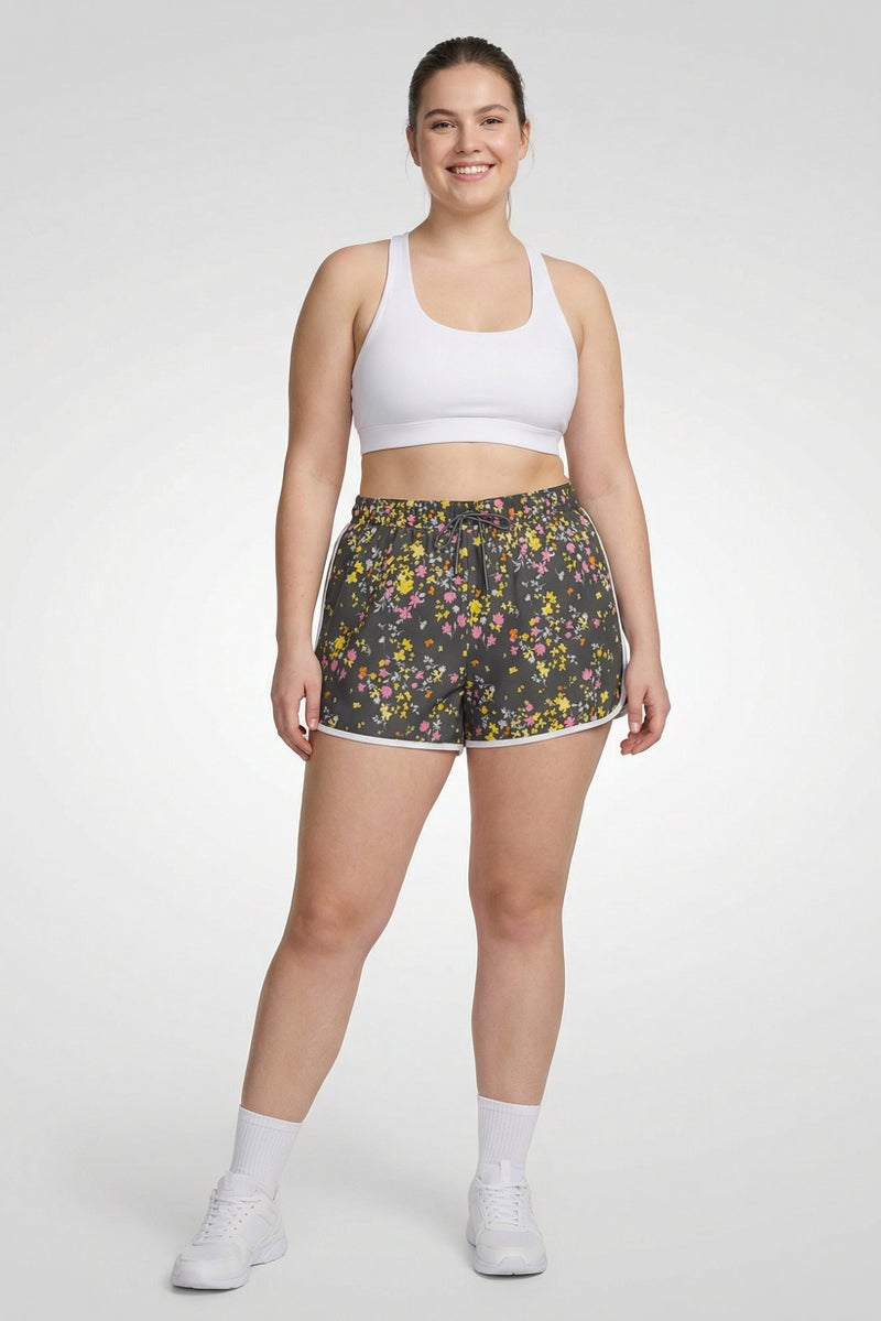 Ideology  Women Plus Size Training Shorts, Multicolor - Image 1
