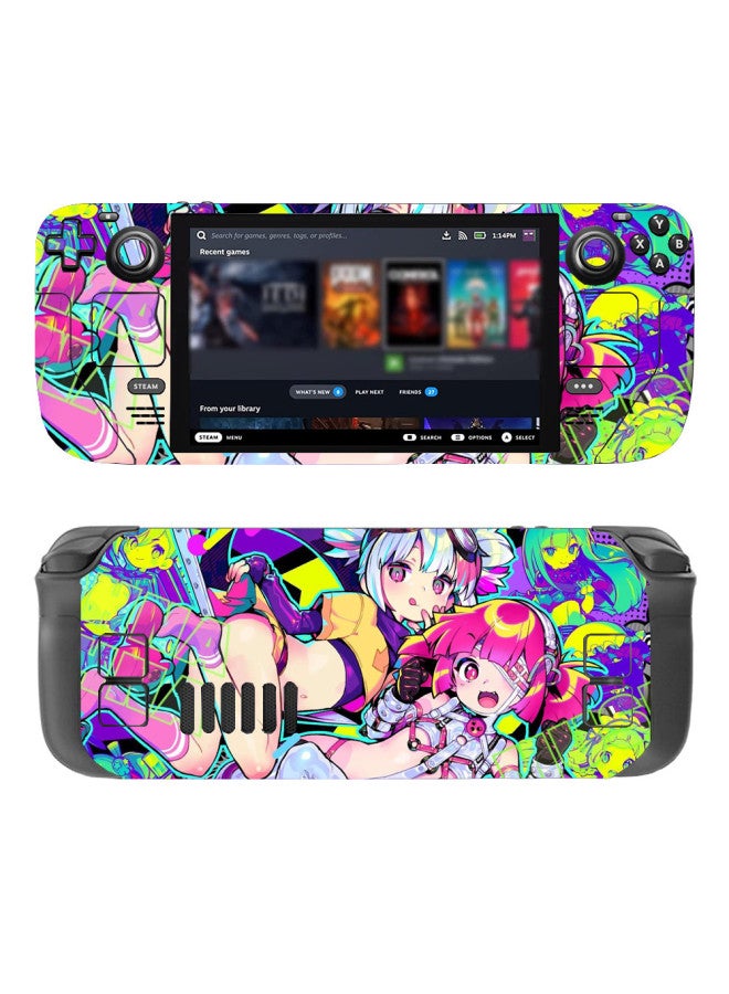 general Steam Deck Handheld Computer Sticker Valve Game Body Protective Film Creative Sticker Protective Film-Color:TN—STDECK—0576 - Image 3