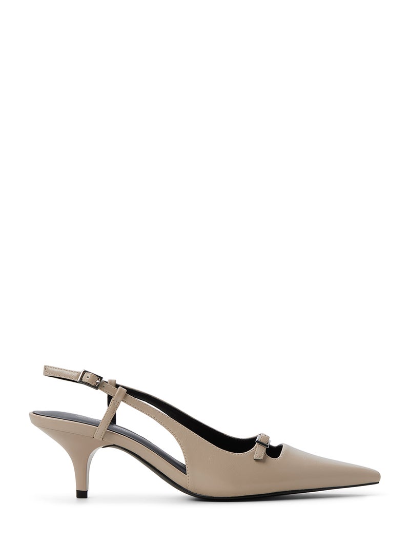 كول ات سبرنج صنادل بكعب كاجوال بحزام خلفي - Image 1