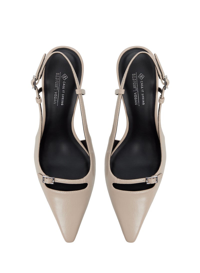 كول ات سبرنج صنادل بكعب كاجوال بحزام خلفي - Image 5