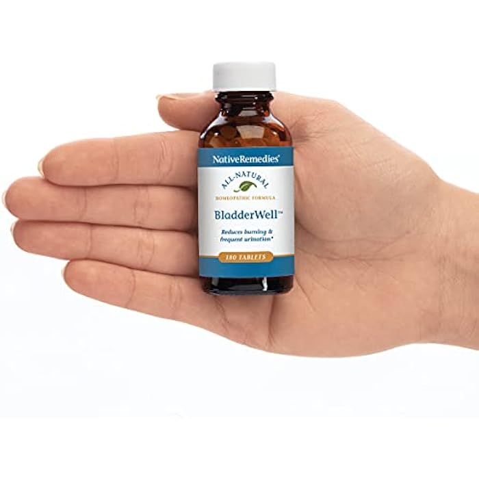 Native Remedies BladderWell Tablets - Natural Homeopathic Formula for | Burning and Frequent Urination - Supports Bladder Health - 180 Tablets - Image 4