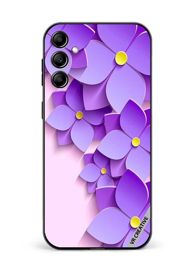 VR CREATIVE Protective Case Cover For Samsung Galaxy A14 5G/A14 Flower Design Multicolour - Image 1