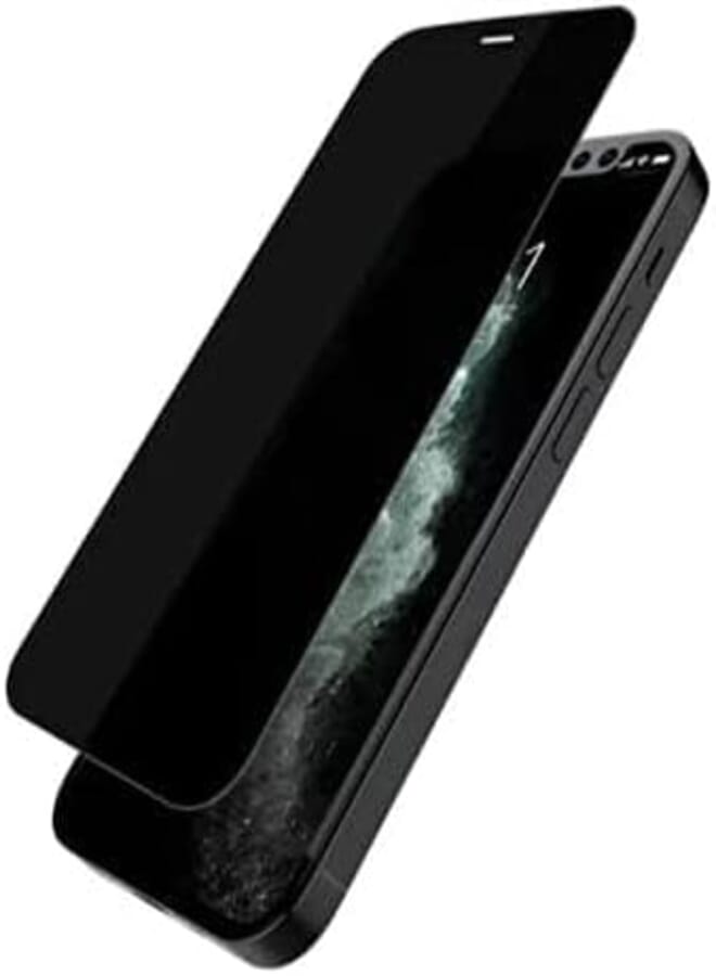 Next Next Store Privacy Screen Protector Compatible with iPhone 12 Pro – High Quality Glass, Anti-Spy 28° Protection, Waterproof, Anti-Fingerprint, 9H Hardness, Easy Installation.