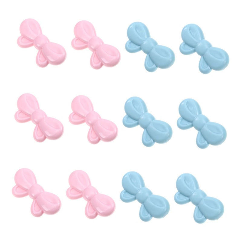 12Pcs Cartoon Bow Design Safety Pins For Diapers Clothing Sewing And Crafts - Image 2