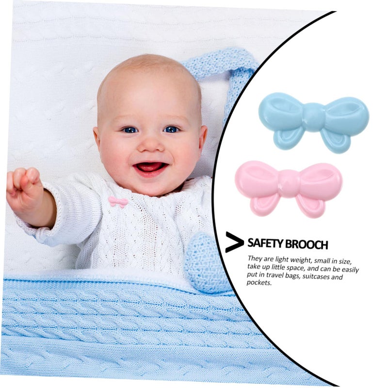12Pcs Cartoon Bow Design Safety Pins For Diapers Clothing Sewing And Crafts - Image 4