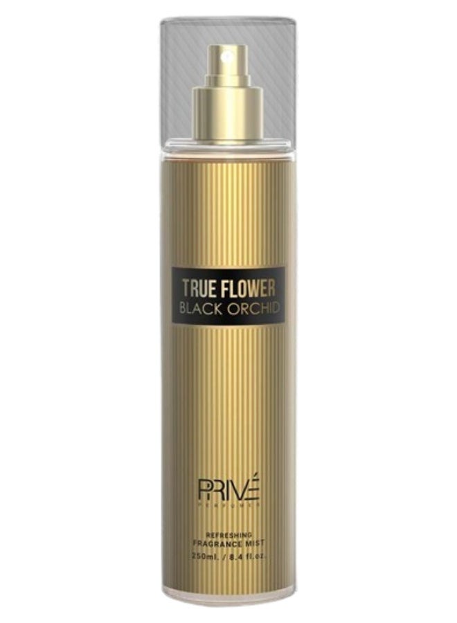 PRIVE 4 Pieces True Flower Black Orchid Fragrance Mist 250ML - Image 2