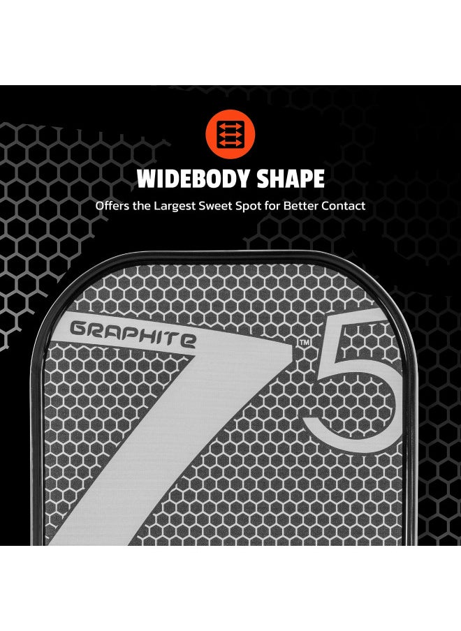 Onix ONIX Graphite Z5 Pickleball Paddle (Graphite Carbon Fiber Face with Rough Texture Surface, Cushion Comfort Grip and Nomex Honeycomb Core for Touch, Control, and Power),White  - Image 5