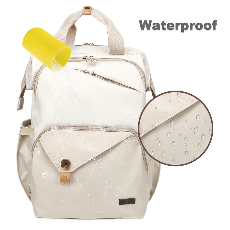 Hap Tim Baby Diaper Bag for Boys Girls, Large Backpack Diaper Bags with Double Compartments, Baby Registry Search Shower Gifts Stuff Newborn Must Havesï¼ˆ7340-KKï¼‰ - Image 5