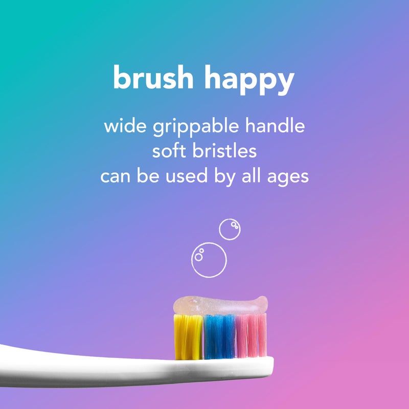 Hello Soft Kids Toothbrushes, Unicorn Toothbrush Pack with Wide Handles, Made for Kids of All Ages, BPA-Free, Super Soft Bristles, Gentle on Gums, Tough on Pesky Plaque, 6 Pack - Image 3