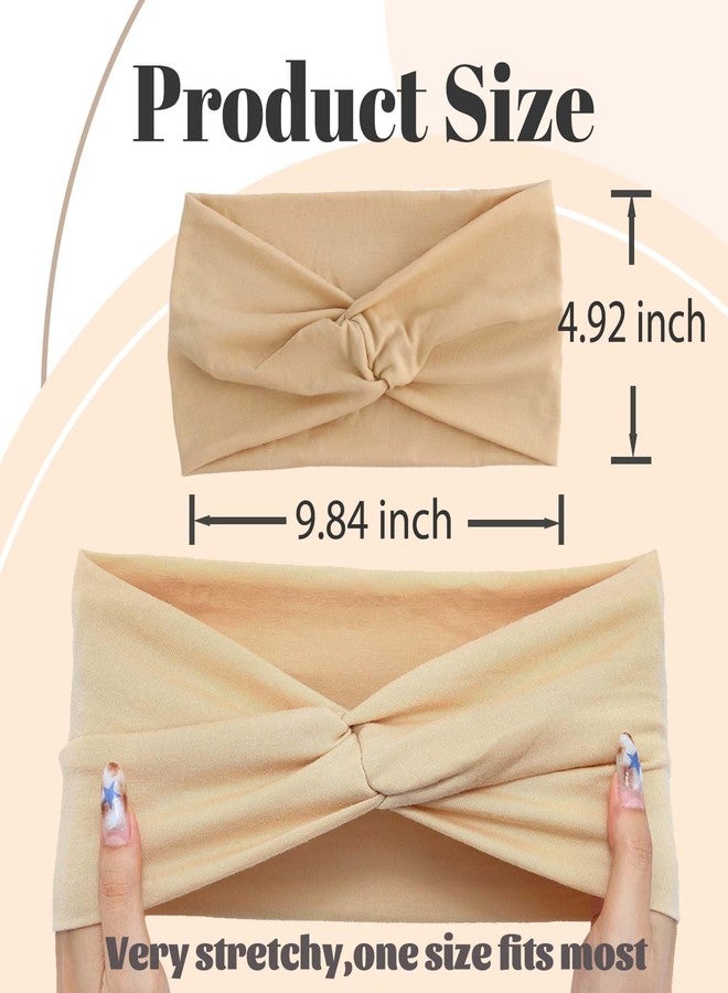 ووي عصابات رأس نسائية من Woeoe، عصابات رأس أفريقية عريضة قابلة للتمدد على شكل عمامة للنساء - Image 4