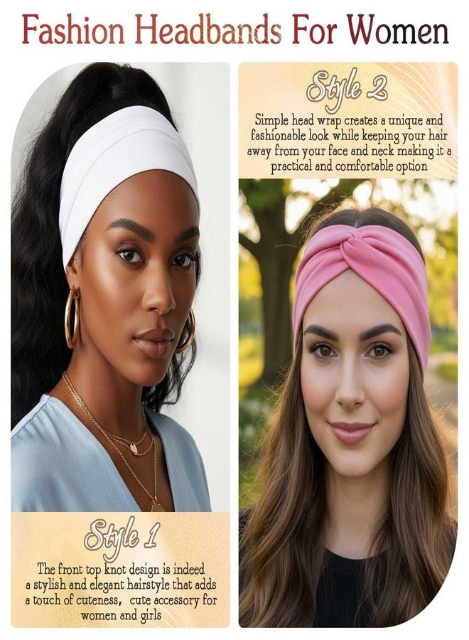 ووي عصابات رأس نسائية من Woeoe، عصابات رأس أفريقية عريضة قابلة للتمدد على شكل عمامة للنساء - Image 3