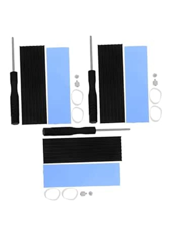 3 Piece Alloy SSD Heat Sink Kit for NVME Hard Drives with Installation Tool - Image 1