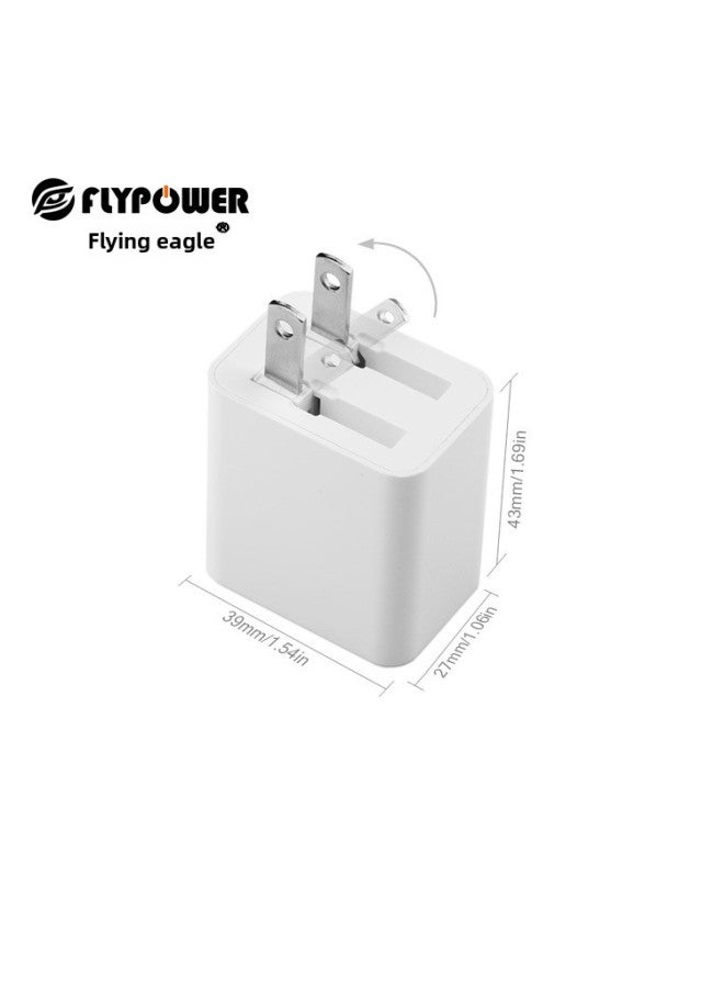 5v2a Mobile Phone Charger Charging Head 5V2.4A Usb Charger Feitianying Direct Sales-Color:Customizable
