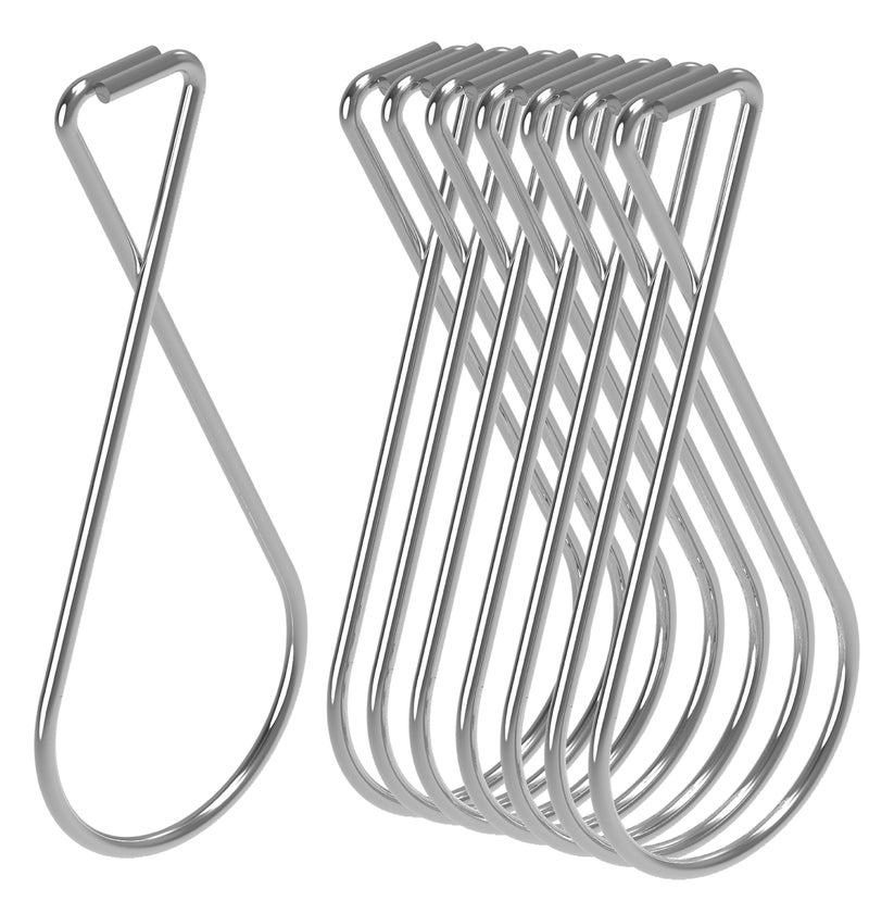 NACETURE Ceiling Hook Clips- 100 Pack Drop Ceiling Hanger Hooks Hanging on Suspended Ceiling Tile, Grid Clips Heavy Duty for Light Plant Office Home Stores Classroom and Wedding Decorations - Image 1