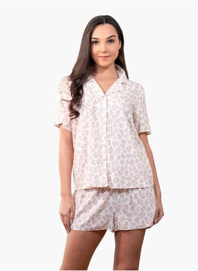 أدريا Ss Classic Short Pj Set For Female