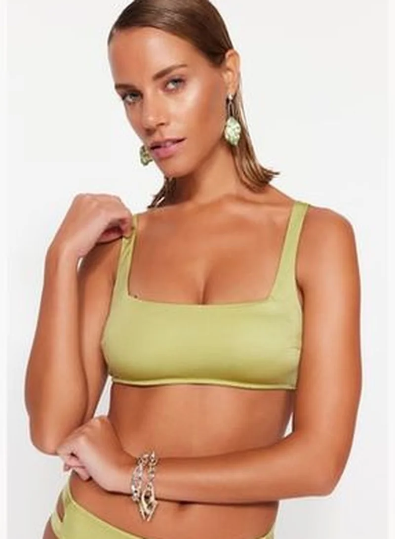 trendyol Green Bralette Bikini Top TBESS21BU0303