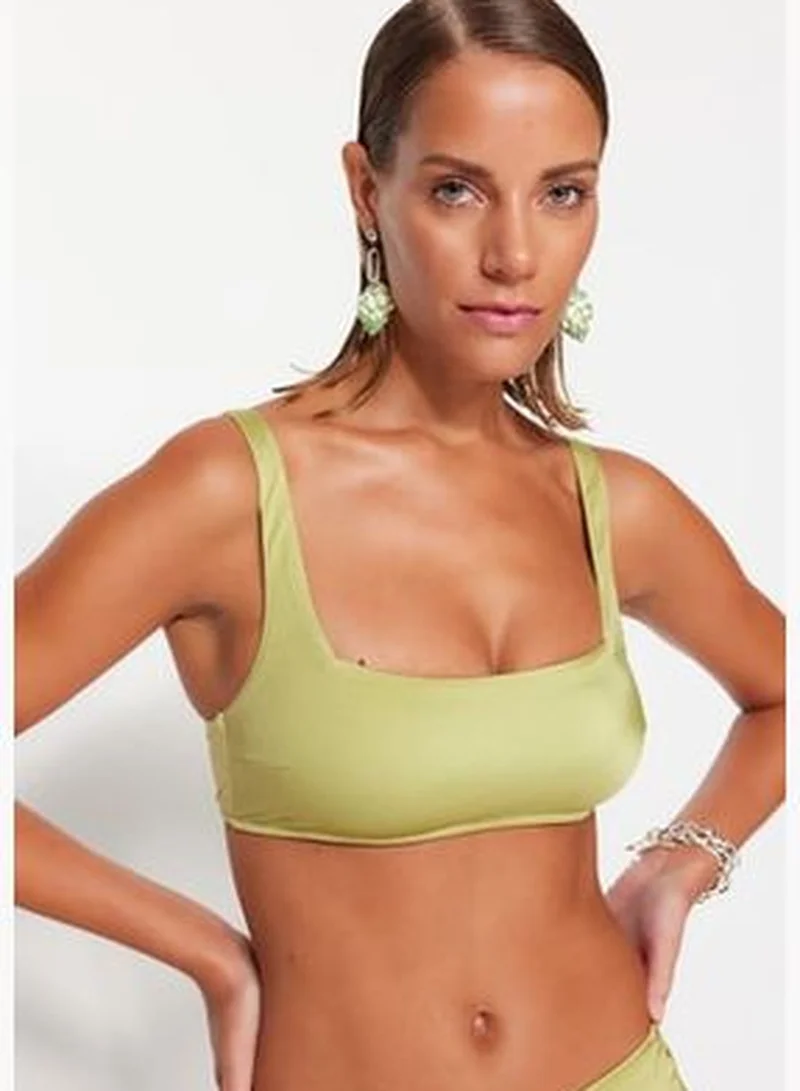 trendyol Green Bralette Bikini Top TBESS21BU0303