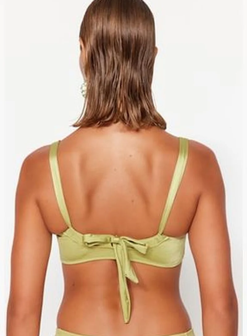 trendyol Green Bralette Bikini Top TBESS21BU0303