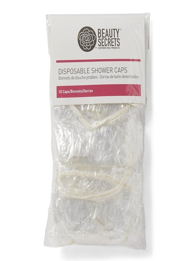 Beauty Secrets Disposable Shower Caps 10 Pack