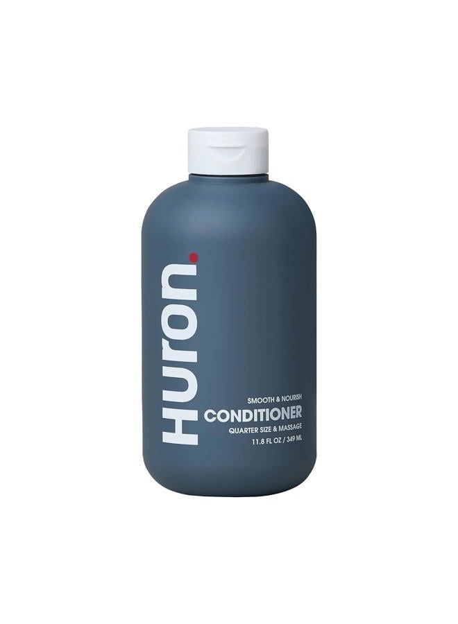 Huron Men's Conditioner - Lightweight, Hydrating Conditioner - Eliminates Frizzy Hair, Moisturizes, & Restores Shine - Clean & Invigorating Scent - 100% Vegan Ingredients & Cruelty-Free - 11.8 Fl Oz - Image 1